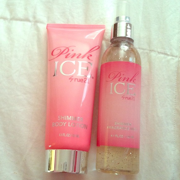 Shimmer body lotion/matching shimmer fragranceMist