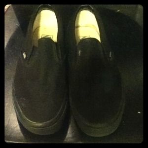 Vans Black Slip-on Shoes