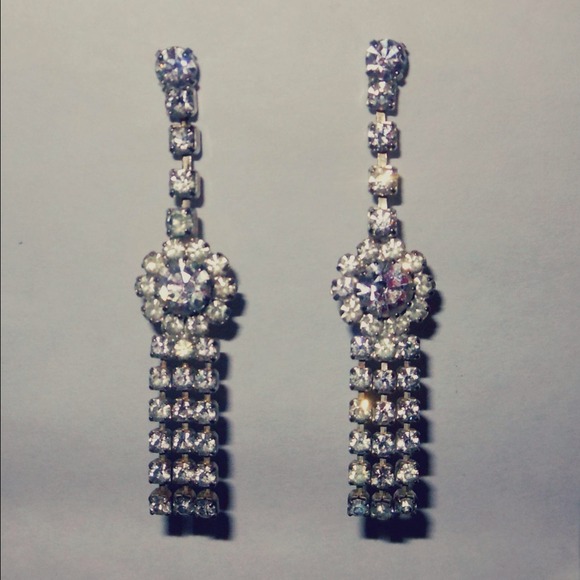 Cascading Crystal Earrings