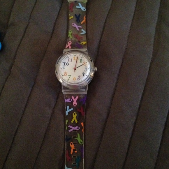 Ribbon awareness watch