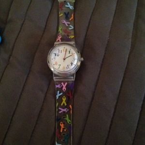 Ribbon awareness watch