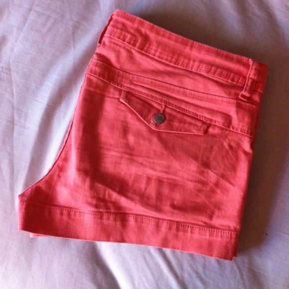 Pink/coral shorts