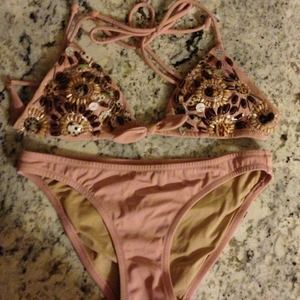 Victoria's Secret Pink Beaded Bikini