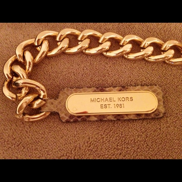 Reduced- Gold Michael Kors belt