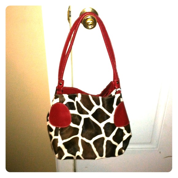 Giraffe print purse - Picture 1 of 1