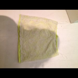 LF lace mini pencil skirt