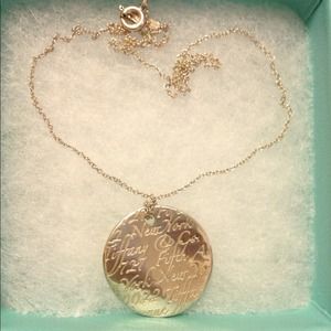 Tiffany Notes Pendant