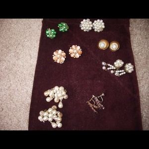 Vintage clip ons and screw ons.