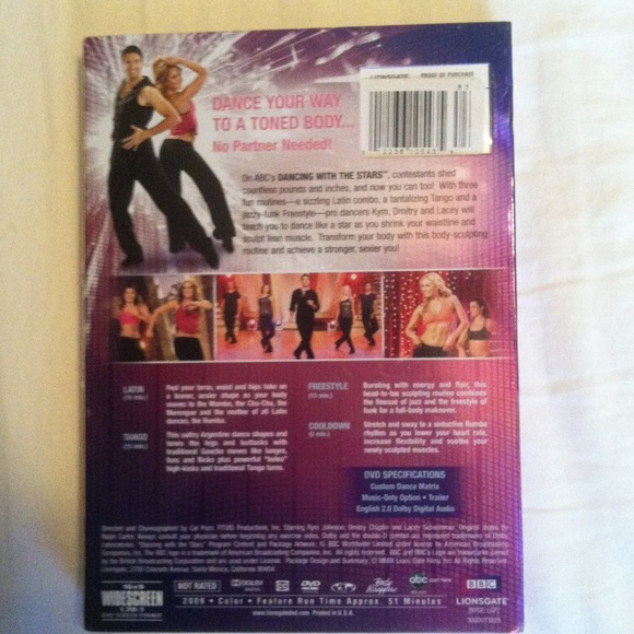 Dancing with the Stars dance body tone DVD - Picture 2 of 4