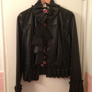 This is a Diane Von Furstenberg Lambskin leather!