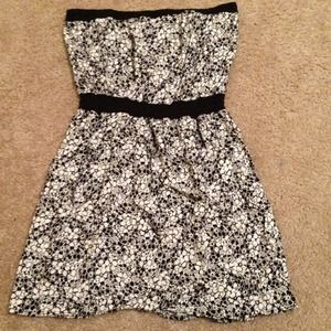 Small black and white dress