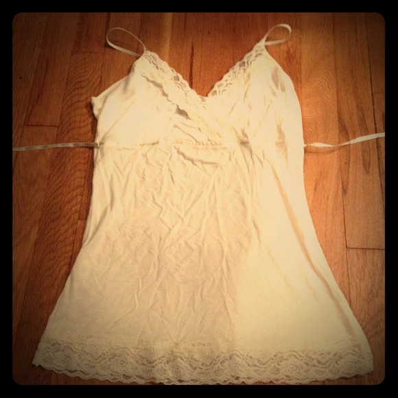 American Rag lace spaghetti strap tank top