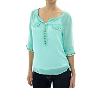 South Beach teal top.