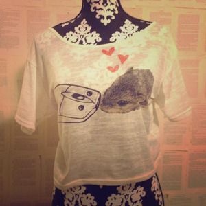 *reserved* Mouse Love Crop Top