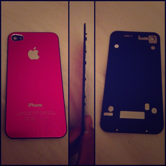 Hot pink Iphone4- 4s back replacement for AT&T
