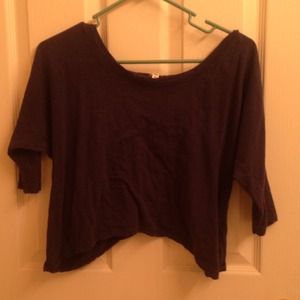 Navy blue crop top!