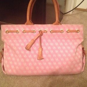 Pink signature Dooney & Bourke