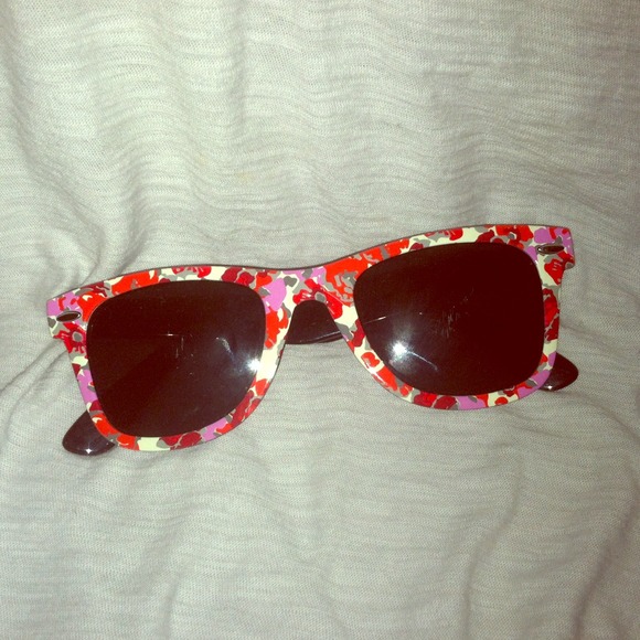 Floral Print Sunglasses