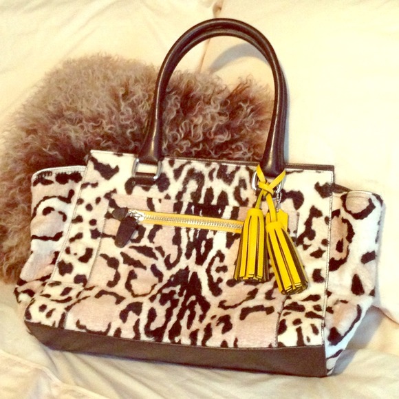 🚫Coach Legacy Ocelot Haircalf Candace Carryall🚫 - Picture 1 of 4
