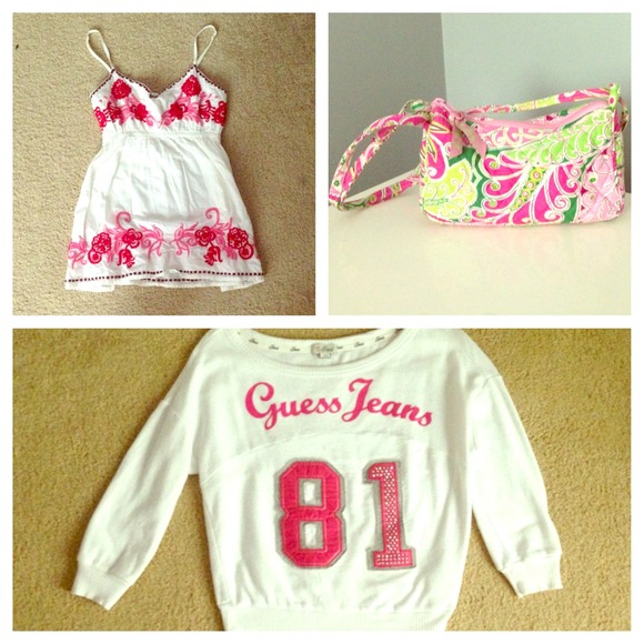 guess jeans. jacket Delia's shirt. Bradley purse.
