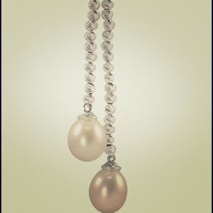Freshwater Pearl and Sparkle Bead necklace