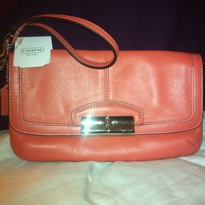 Coach Leather Wristlet