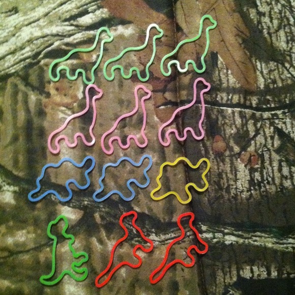 12 dinosaur silly bands