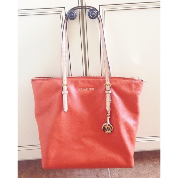Michael Kors Handbags - PENDING***Michael Kors Orange-Tangerine Bag