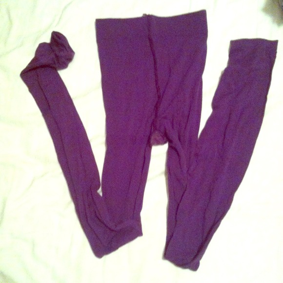 🔴Sold in a bundle🔴 Soft dark purple tights