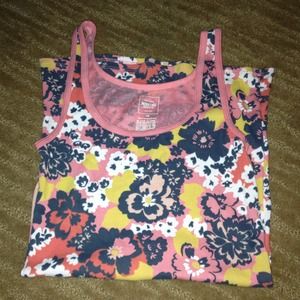 Floral stretch tank not true to size