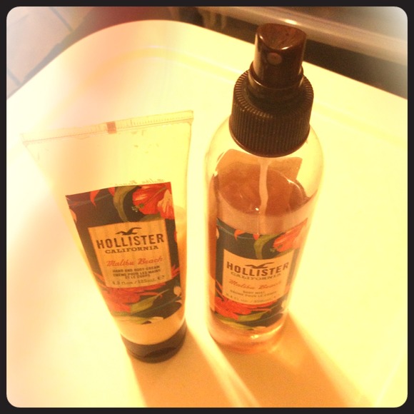 HOLD! Hollister body mist+cream (Malibu Beach)