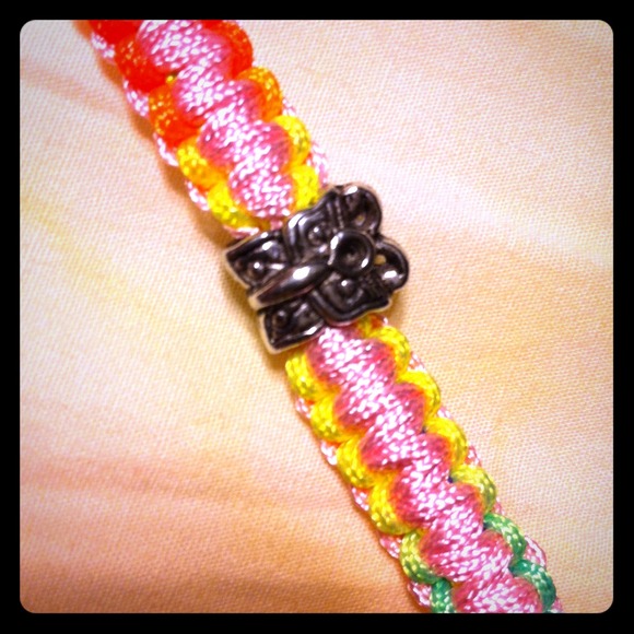 Bracelet  with Tibet .925 Silver Charm