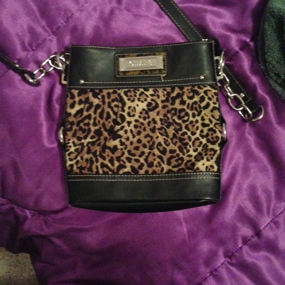 Cheetah print over the shoulder purse!