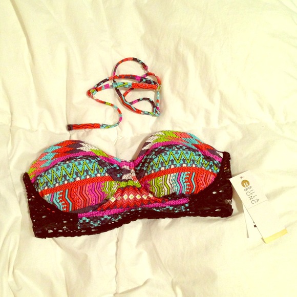 Billabong bustier swim top