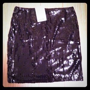 Black sequins mini-skirt from Urban Outfitters