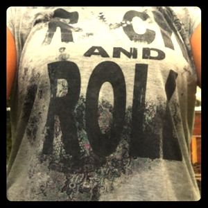 Half shirt Rock&Roll t-shirt ( tank top included!)