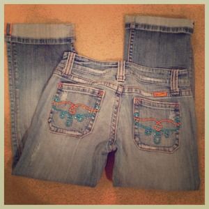 Reserved: Miss Me Denim Cropped Jeans Light Wash