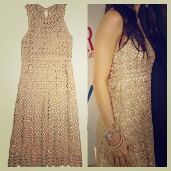 💕💕Black DvF Diane Von Furstenberg crochet dress