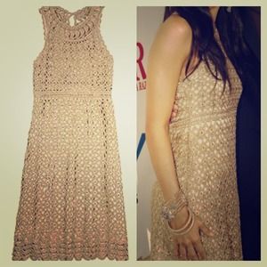 💕💕Black DvF Diane Von Furstenberg crochet dress