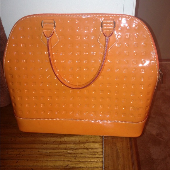 Beautiful Orange Leather handbag