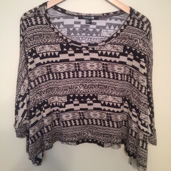 RESERVED Forever 21 Tribal Print Top