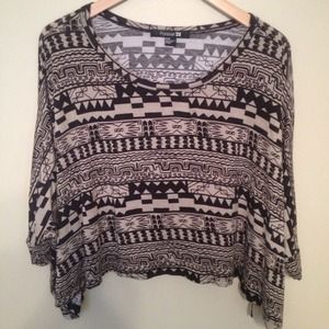 RESERVED Forever 21 Tribal Print Top