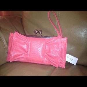 NWT Jessica Simpson "Donna Bow" Wristlet