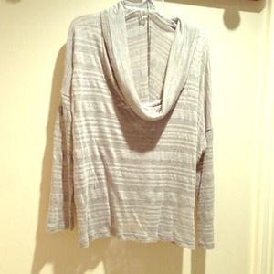 Robin K. Grey striped shirt