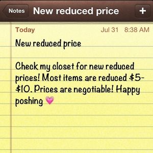 NEW REDUCED PRICES!