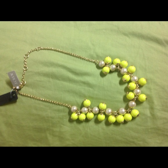 J CREW BUBBLE GOLD,YELLOW/WHITE BEADS - Picture 1 of 1
