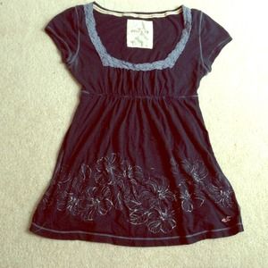 Hollister baby doll top.