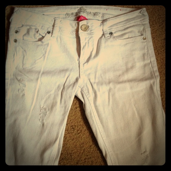 White jeans