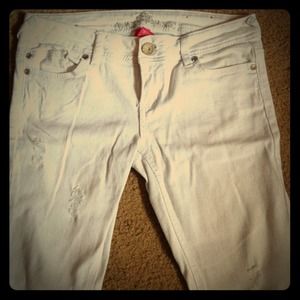 White jeans