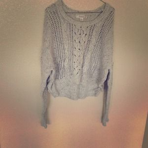 Cable knit sweater